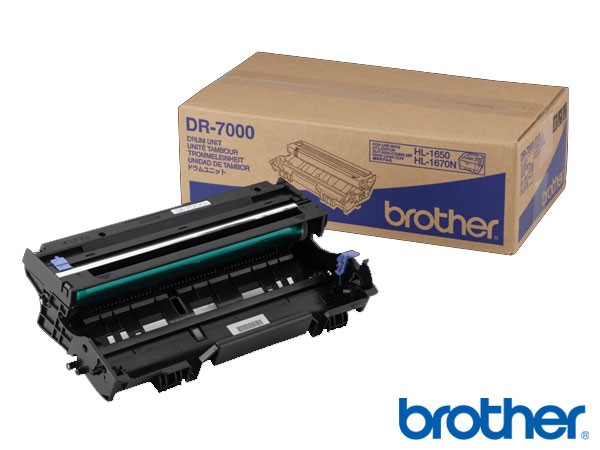 Genuine Brother DR7000 Black Drum Unit to fit DCP-8020 Mono Laser Printer