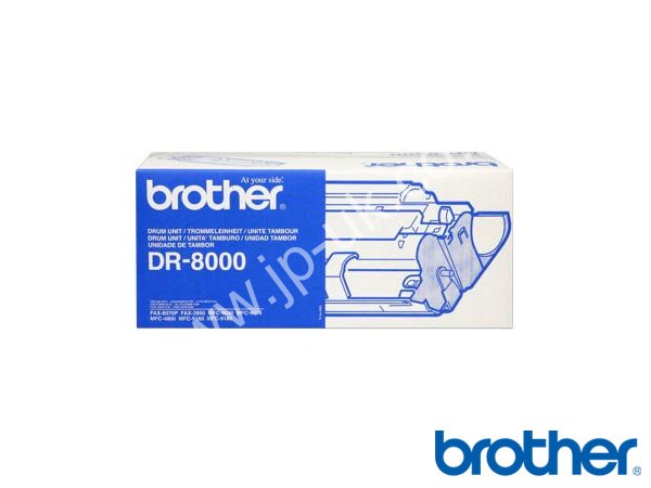 Genuine Brother DR8000 Black Drum Unit to fit MFC-4800 Mono Laser Printer
