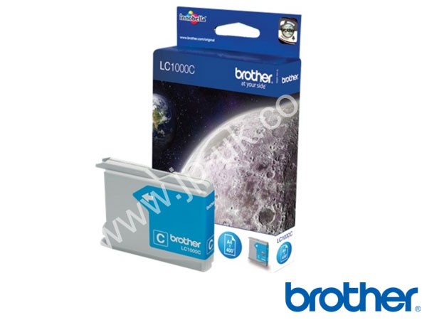 Genuine Brother LC1000C Cyan Ink to fit DCP-130C Inkjet Printer  