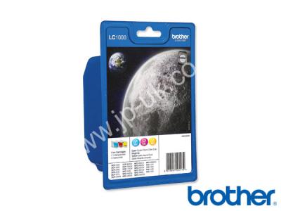 Genuine Brother LC1000 CMY BUNDLE CMY Ink Rainbow Pack to fit Brother Inkjet Printer  