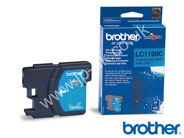 Genuine Brother LC1100C Cyan Ink to fit DCP-6690CW Inkjet Printer  