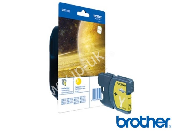 Genuine Brother LC1100Y Yellow Ink to fit DCP-J715W Inkjet Printer  