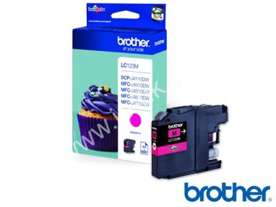 Genuine Brother LC123M Magenta Ink to fit Brother Inkjet Printer  