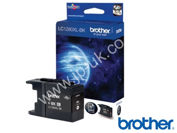 Genuine Brother LC1280XLBK  Innobella Hi-Cap Black Ink to fit Ink Cartridges Inkjet Printer  