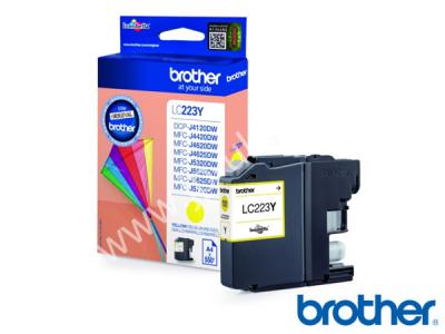 Genuine Brother LC223Y Yellow Ink to fit Brother Inkjet Printer  