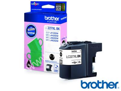 Genuine Brother LC227XLBK Hi-Cap Black Ink to fit Brother Inkjet Printer  