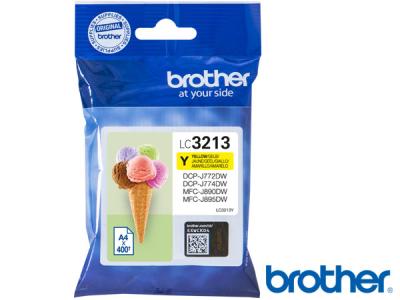 Genuine Brother LC3213Y Yellow Ink to fit Brother Inkjet Printer  