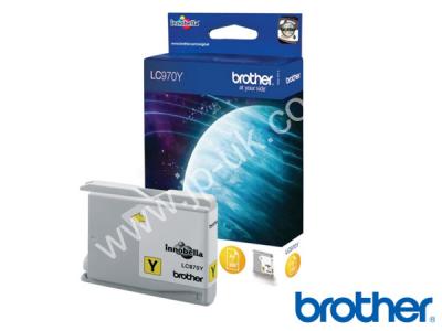 Genuine Brother LC970Y Yellow Innobella Ink to fit Brother Inkjet Printer  