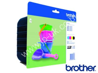 Genuine Brother LC221VALBP / LC-221VALBP Ink Bundle BK/C/M/Y to fit Brother Colour Laser Printer