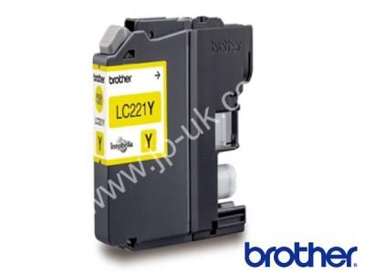 Genuine Brother LC221Y  Yellow Ink to fit Brother Inkjet Printer  