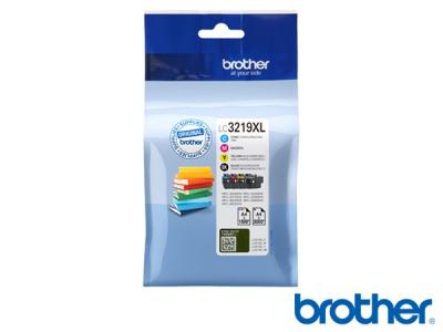 Genuine Brother LC-3219XLVAL Hi-Cap C/M/Y/K Ink Pack to fit Brother Inkjet Printer  
