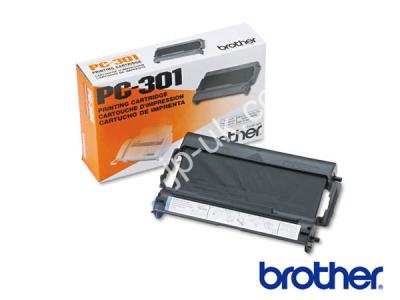 Genuine Brother PC301 Black Fax Ribbon to fit Brother Inkjet Fax