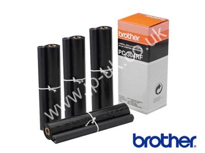 Genuine Brother PC304RF Fax Refill Rolls (Pack of 4) to fit Brother Inkjet Fax   