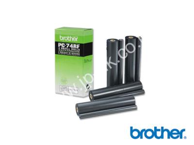Genuine Brother PC74RF Fax Refill Rolls (Pack of 4) to fit Brother Inkjet Fax   