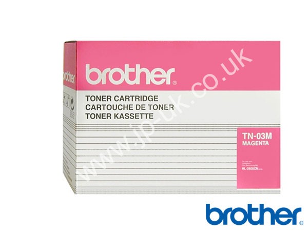 Genuine Brother TN03M Magenta Toner Cartridge to fit Colour Laser Printers Colour Laser Printer