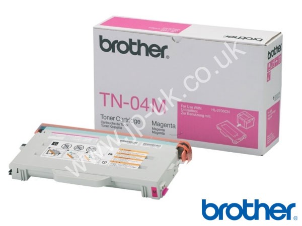 Genuine Brother TN04M Magenta Toner Cartridge to fit HL-2700CN Colour Laser Printer