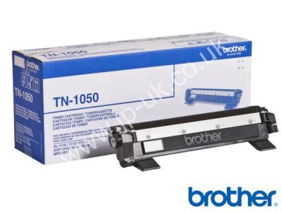 Genuine Brother TN1050 Black Toner Cartridge to fit Brother Mono Laser Printer