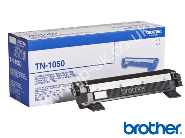 Genuine Brother TN1050 Black Toner Cartridge to fit DCP-1510E Mono Laser Printer