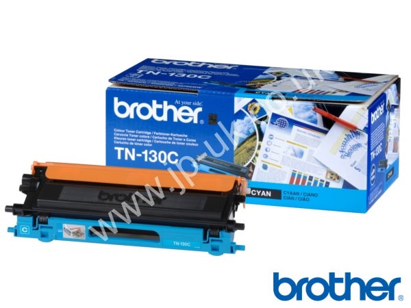 Genuine Brother TN130C Cyan Toner Cartridge to fit DCP-9040CN Colour Laser Printer