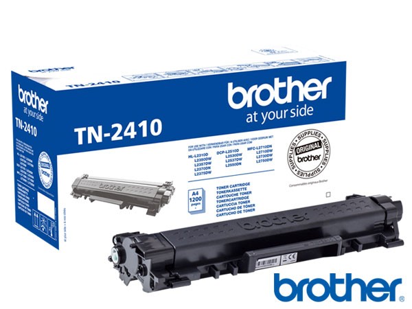 Genuine Brother TN2410 Black Toner Cartridge to fit Mono Laser Printers Mono Laser Printer