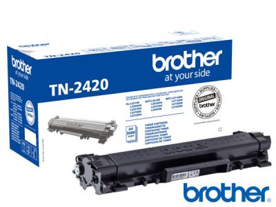 Genuine Brother TN2420 Hi-Cap Black Toner Cartridge to fit Brother Mono Laser Printer