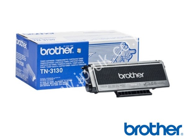 Genuine Brother TN3130 Black Toner Cartridge to fit MFC-8870DW Mono Laser Printer