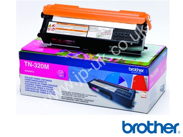 Genuine Brother TN320M Magenta Toner Cartridge to fit HL-4570CDWT Colour Laser Printer