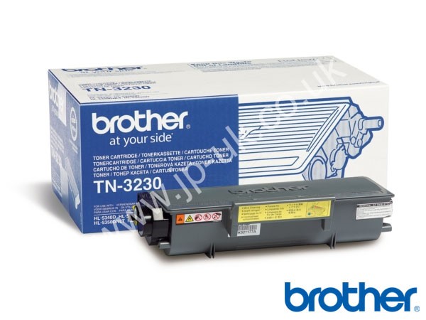 Genuine Brother TN3230 Black Toner to fit MFC-8890DW Mono Laser Printer