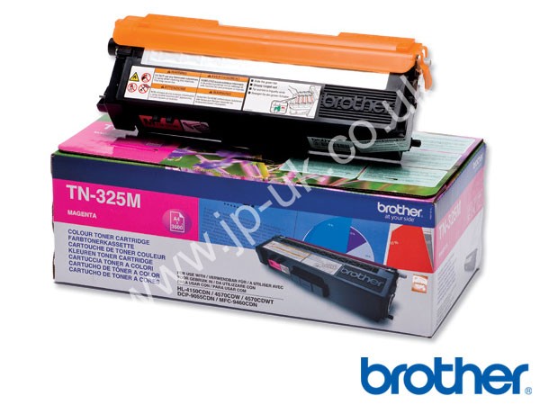 Genuine Brother TN325M Hi-Cap Magenta Toner to fit Toner Cartridges Colour Laser Printer