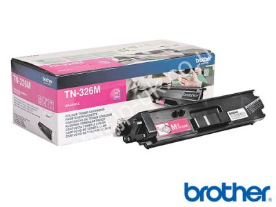 Genuine Brother TN326M Hi-Cap Magenta Toner Cartridge to fit Brother Colour Laser Printer