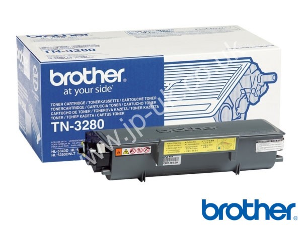 Genuine Brother TN3280 Hi-Cap Black Toner to fit Mono Laser Printers Mono Laser Printer
