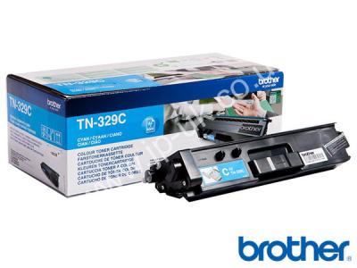 Genuine Brother TN329C Extra Hi-Cap Cyan Toner Cartridge to fit Brother Colour Laser Printer