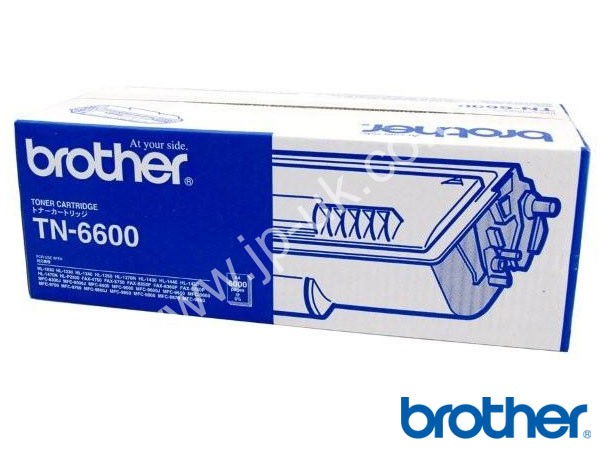 Genuine Brother TN6600 Hi-Cap Black Toner to fit Mono Laser Fax Machines Mono Laser Printer