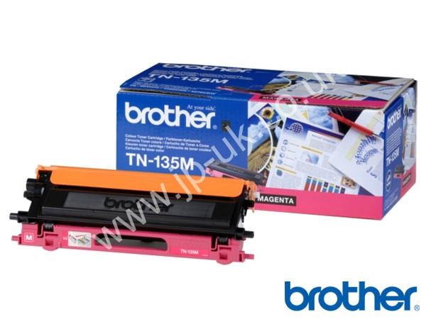 Genuine Brother TN135M Hi-Cap Magenta Toner to fit MFC-9840 Colour Laser Printer
