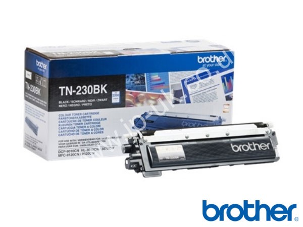 Genuine Brother TN230BK Black Toner Cartridge to fit Colour Laser Multifunction Printers Colour Laser Printer