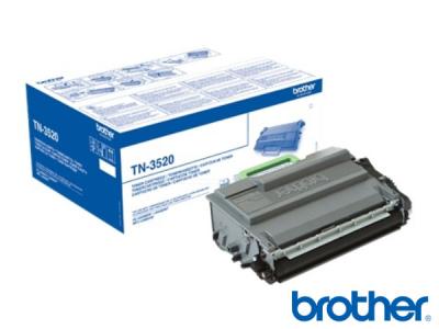 Genuine Brother TN3520 Ultra Hi-Cap Black Toner to fit Brother Mono Laser Printer