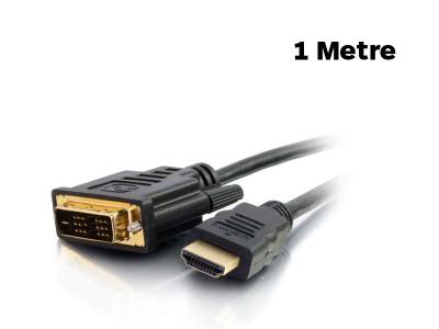 C2G 1 Metre HDMI 1.4 to DVI-D Single Link Digital Video Cable - 82029 