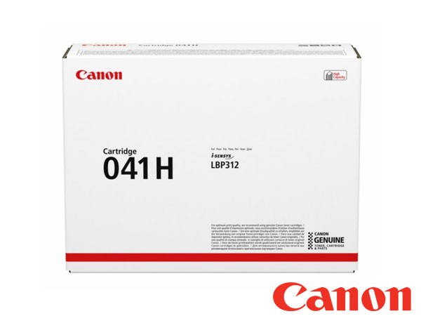 Genuine Canon 0453C002 / 041H Black Toner Cartridge to fit i-SENSYS LBP-312x Mono Laser Printer