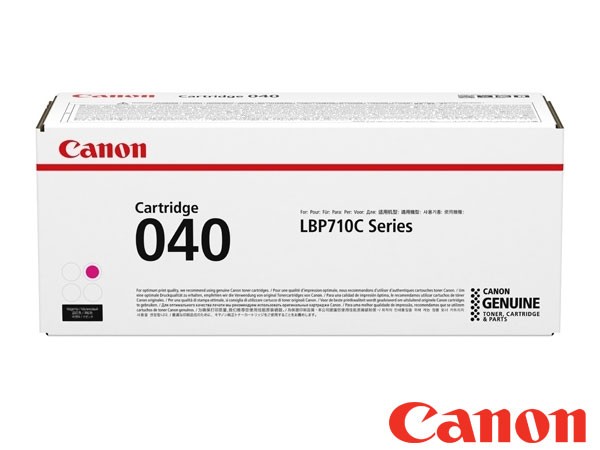 Genuine Canon 040M / 0456C001 Magenta Toner Cartridge to fit Toner Cartridges Colour Laser Printer