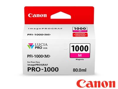 Genuine Canon PFI-1000M / 0548C001AA Magenta Lucia Ink to fit Canon Inkjet Printer