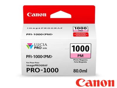 Genuine Canon PFI-1000PM / 0551C001AA Photo Magenta Lucia Ink to fit Canon Inkjet Printer