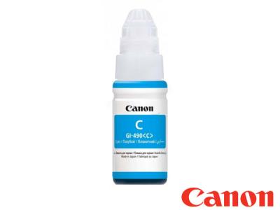 Genuine Canon GI-490C / 0664C001AA Cyan Ink to fit Canon Inkjet Printer 