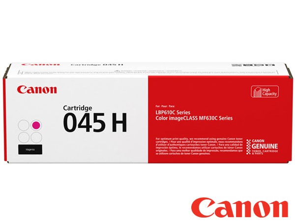 Genuine Canon 1244C002 / 045H Hi-Cap Magenta Toner Cartridge to fit Colour Laser Printer Colour Laser Printer