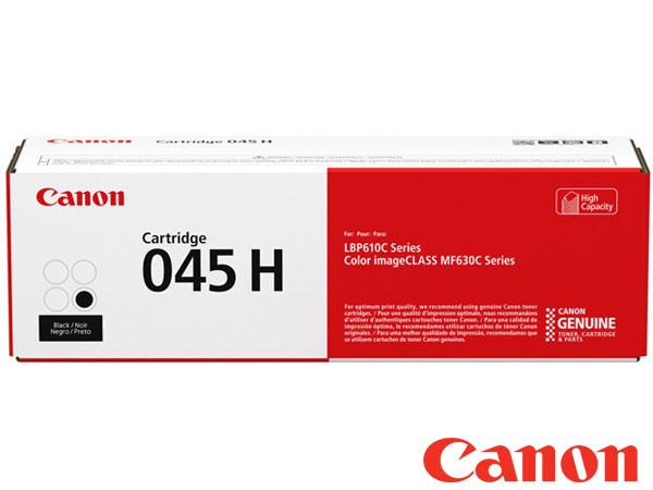 Genuine Canon 1246C002 / 045H Hi-Cap Black Toner Cartridge to fit Toner Cartridges Colour Laser Printer