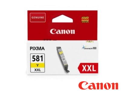 Genuine Canon 1997C001  / CLI-581Y XXL Extra High Yield Yellow Ink Cartridge to fit Canon Colour Laser Printer