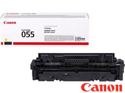Genuine Canon 3013C002 / 055 Yellow Toner Cartridge to fit Canon Colour Laser Printer