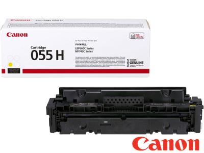 Genuine Canon 3017C002 / 055 H Hi-Cap Yellow Toner Cartridge to fit Canon Colour Laser Printer