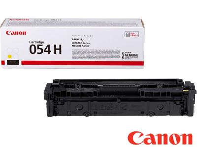 Genuine Canon 3025C002 / 054 H Hi-Cap Yellow Toner Cartridge to fit Canon Colour Laser Printer