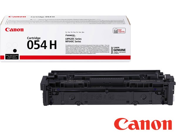 Genuine Canon 3028C002 / 054 H Hi-Cap Black Toner Cartridge to fit Colour Laser Printer Colour Laser Printer