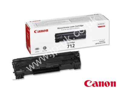 Genuine Canon 712 / 1870B002AA Black Toner Cartridge to fit Canon Mono Laser Printer